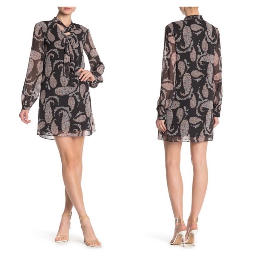 BAILEY 44 Depth of Fields Paisley Floral Sheer large NWT